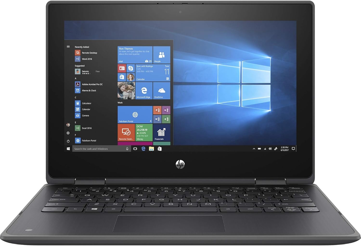 {Free Mouse} Touchscreen Refurbished HP ProBook 11 G5 x360 Intel Pentium 4GB RAM 128GB SSD 2-in-1 Laptop 11.6-inch Display Laptop PC Bluetooth Refurbished Laptops Notebook Computer