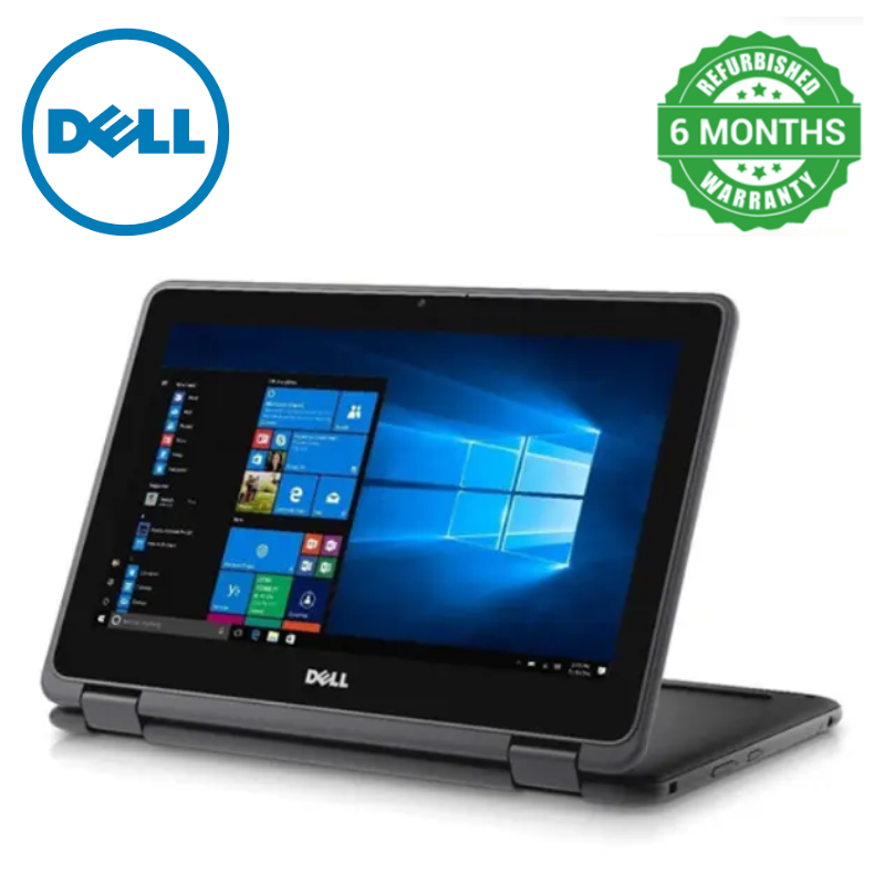 {Free mouse } Touchscreen 2 in 1 Laptop Refurbished Dell 3190 Intel pentium 4GB Ram 128GB SSD 11.6'' INCH Refurbished Laptop Computer Notebook with windows 10 and office installed