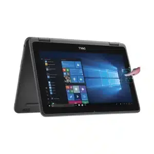 {Free mouse } Touchscreen 2 in 1 Laptop Refurbished Dell 3190 Intel pentium 4GB Ram 128GB SSD 11.6'' INCH Refurbished Laptop Computer Notebook with windows 10 and office installed