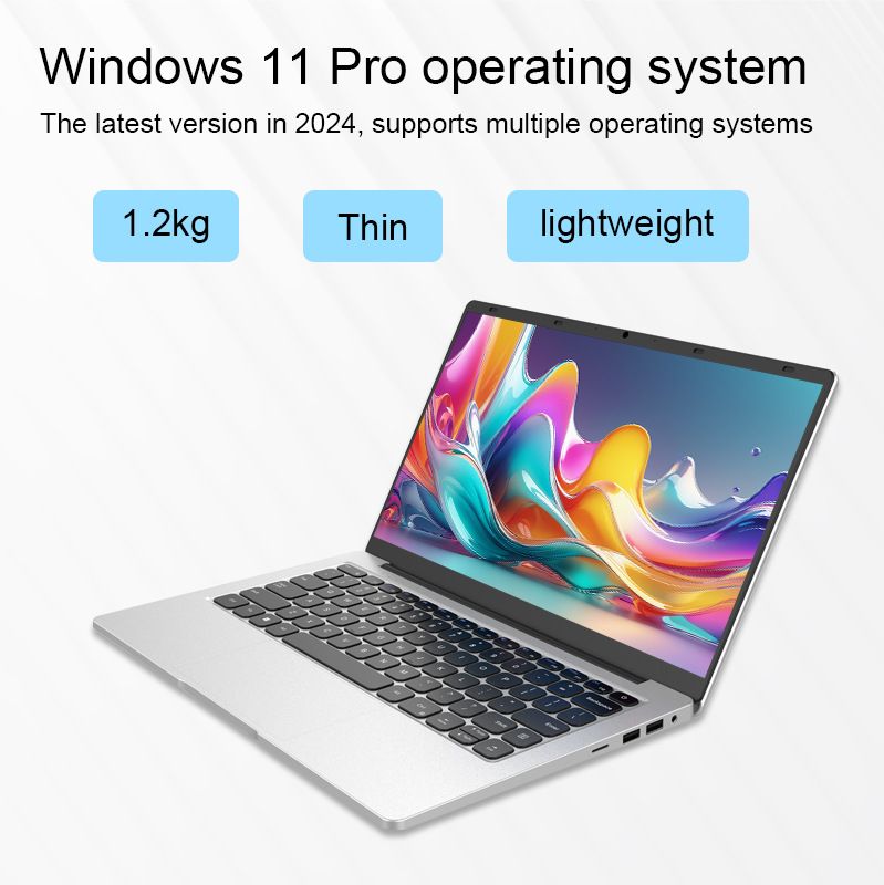 Brand New Intel Celeron J3355 8GB RAM + 256GB SSD  FHD screen 1366X768 Windows 11 operating system Laptops Computers