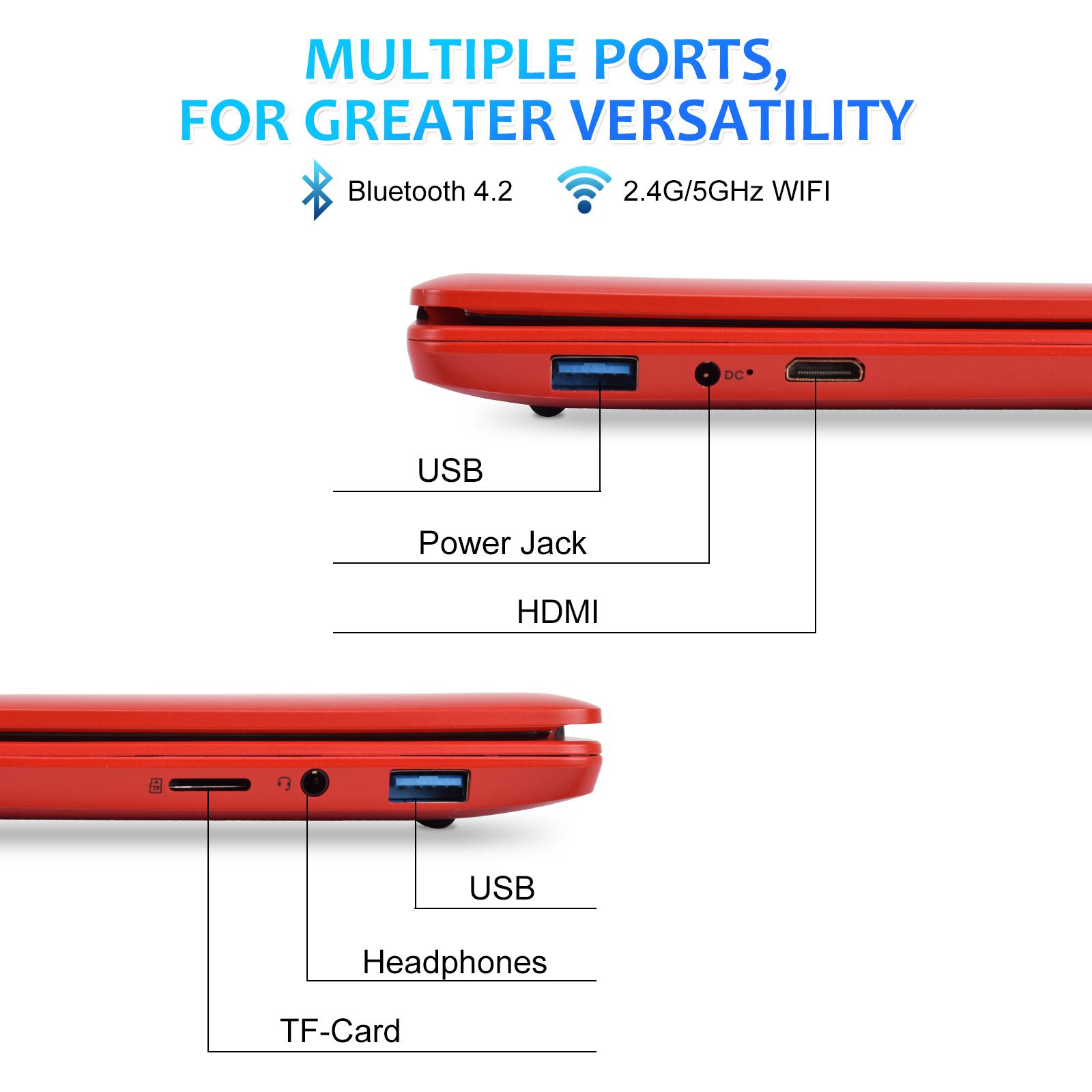 Brand New MENPAI Intel Celeron N4000  8GB RAM + 512GB SSD 14inch LED HD screen   Windows 11 System Laptops Computers