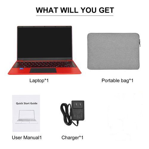 Brand New MENPAI Intel Celeron J4125 512GB SSD + 8GB RAM 14inch LED HD Screen 5000mAh Windows 11 System Laptops Computers