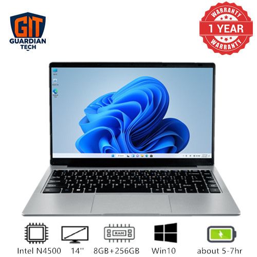 Brand New Intel Celeron N4500 8GB RAM + 256GB SSD  14-inch Display FHD Screen Windows 10 7hr Battery Ultra Slim Laptops Computers