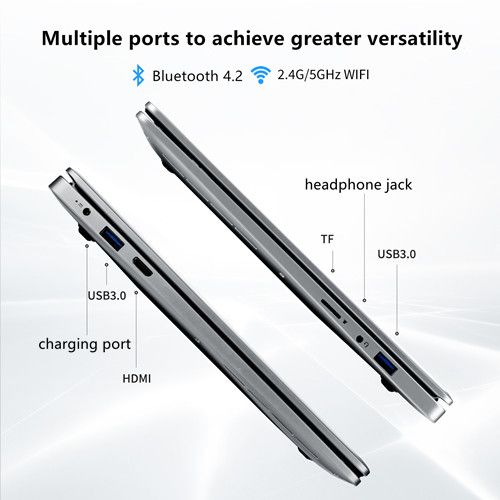 Brand New Intel Celeron N4500 8GB RAM + 256GB SSD  14-inch Display FHD Screen Windows 10 7hr Battery Ultra Slim Laptops Computers