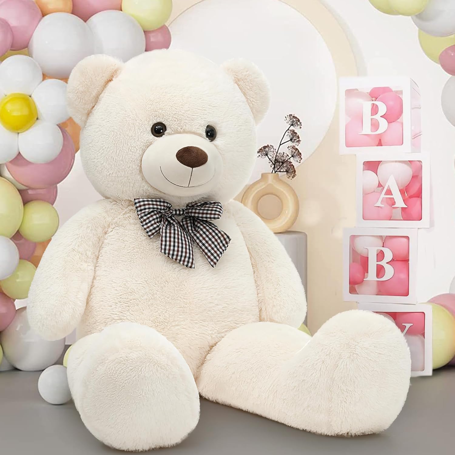 120cm Plush Teddy Bear – Extra Large Ultra-Soft Stuffed Toy for Kids, Gifts & Home Decor