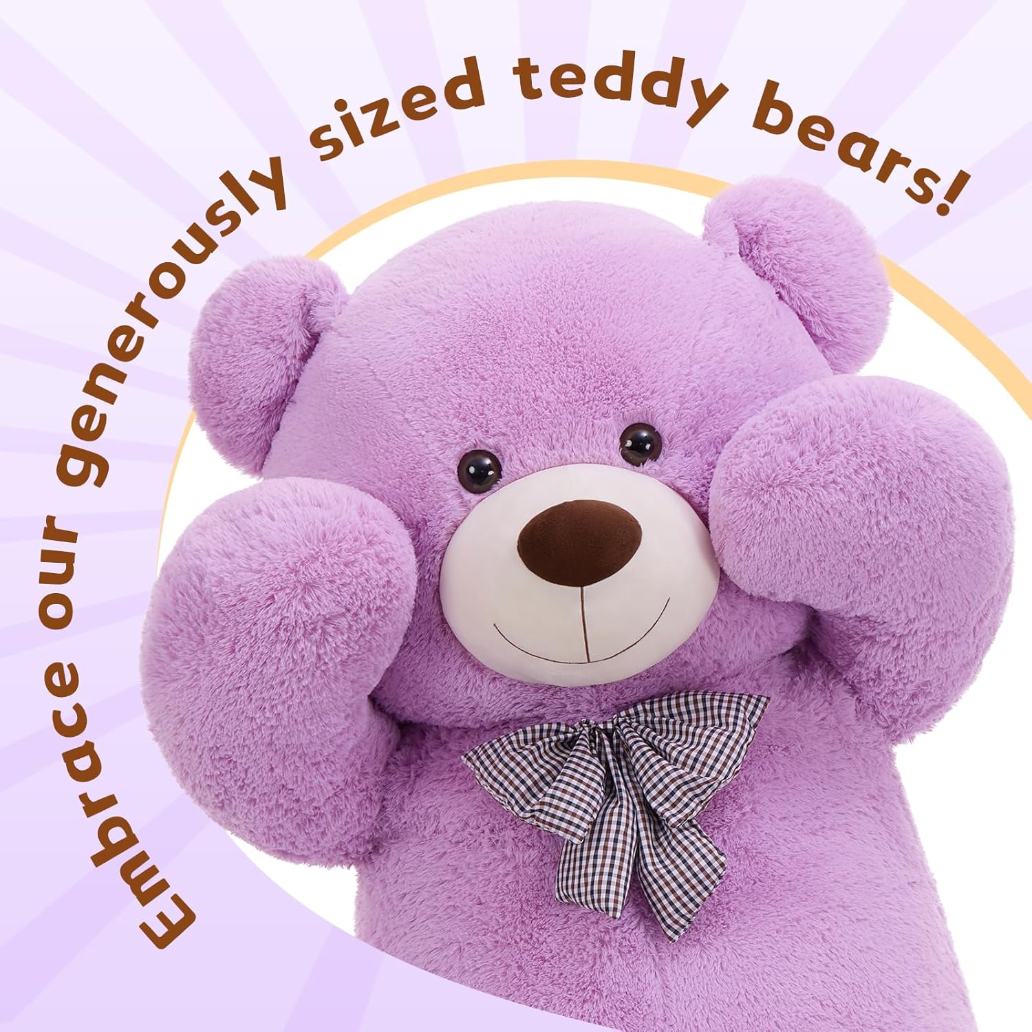 200cm Giant Plush Teddy Bear – Extra Large Ultra-Soft Stuffed Toy for Kids, Lovers, Gifts & Home Decor