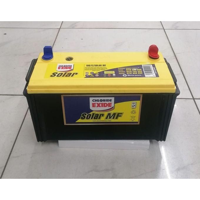 Chloride Exide 100ah Solar Battery Non Maintenance Dry Cell