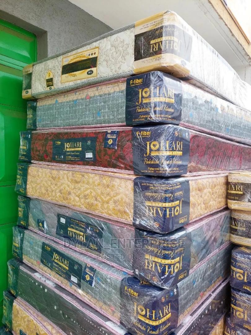 🎁 Johari 8-Inch Orthopedic Fibre Mattress 🛏️ | Supportive & Breathable | Back Care Comfort | Quilted Soft Cover | Heavy Duty | Modern Design | 24-Month Warranty 🌙✨