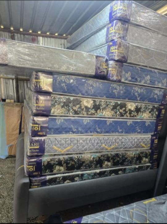 🎁 Johari 8-Inch Quilted Mattress 🛏️ | High-Density Foam | Durable & Breathable | Soft Fabric Cover | Modern Comfort | 24-Month Warranty | Premium Sleep Support 🌙✨