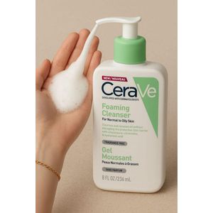 Foaming Cleanser For normal to Oily Skin, anti acne, acne prone skin, eczema skin