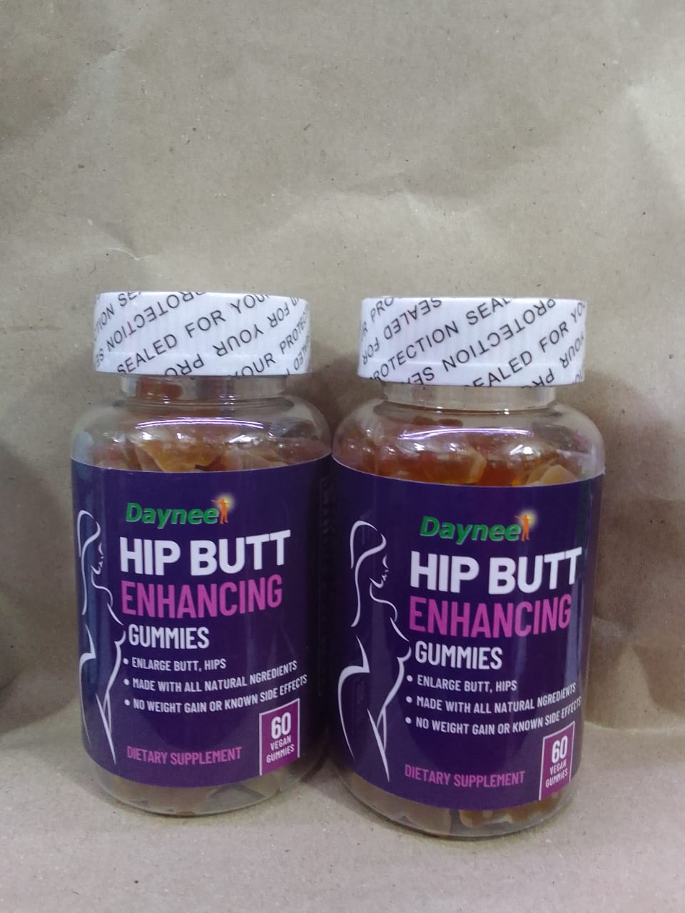 Daynee Hip Butt Enhancement Gummies, Booty Gummies For Bigger Butt