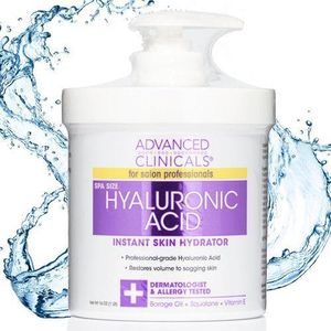 Advanced clinicals Hyaluronic Acid Body Lotion & Face Moisturizer, 454 g
