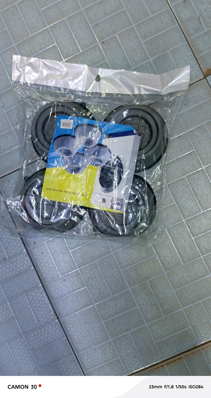 Keep your home quiet, stable, and protected with these high-quality anti-vibration pads, perfect for washing machines, fridges, dryers, and other heavy appliances. They are designed to minimize noise,