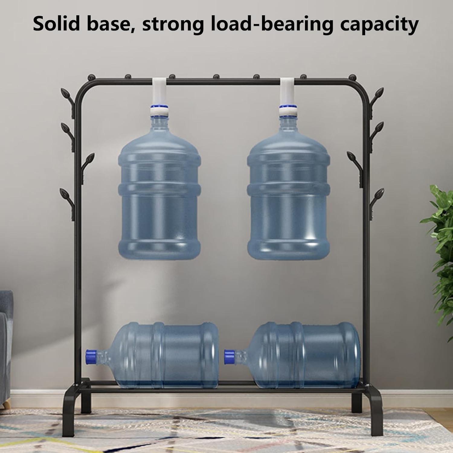 Clothes Rack, Clothing Rack Clothes Rack Metal Garment Rack Organizer Freestanding Hanger Clothes Storage and Display Laundry Drying Rack Storage Stand for Home Black