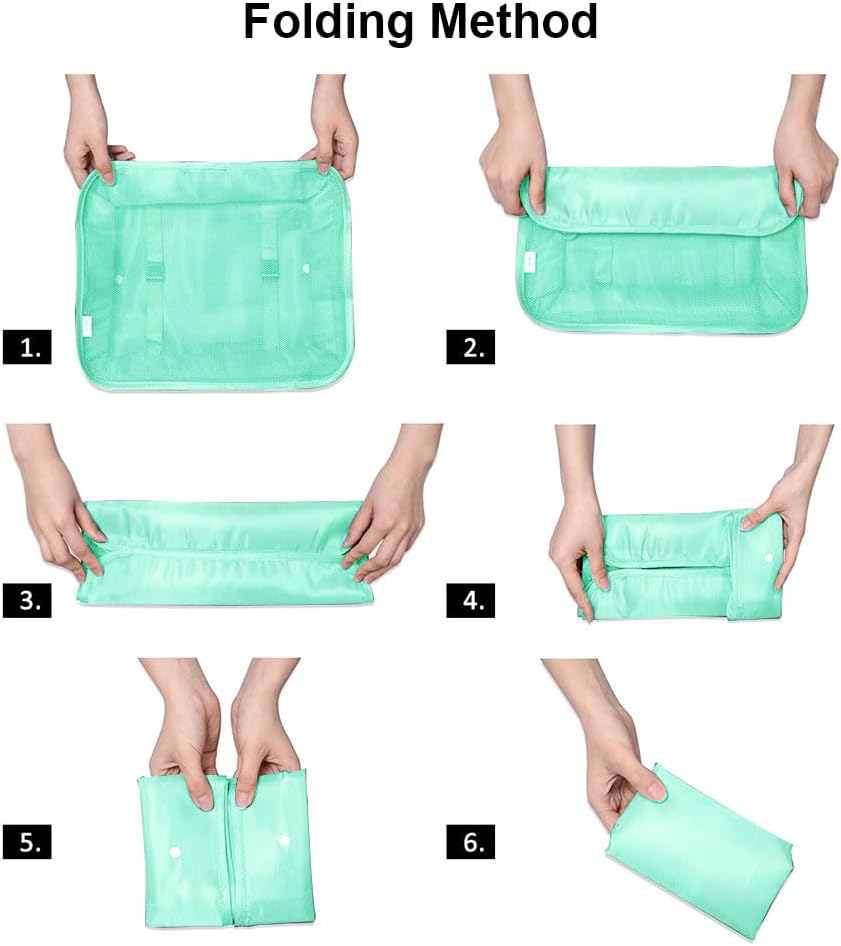 Packing Cubes for Suitcase, 8PCS Thickening Travel Organizer Packing Bags Lightweight Travel Accessories Organizers Essentials Clothes Shoes Cosmetics Toiletries Storage Bags