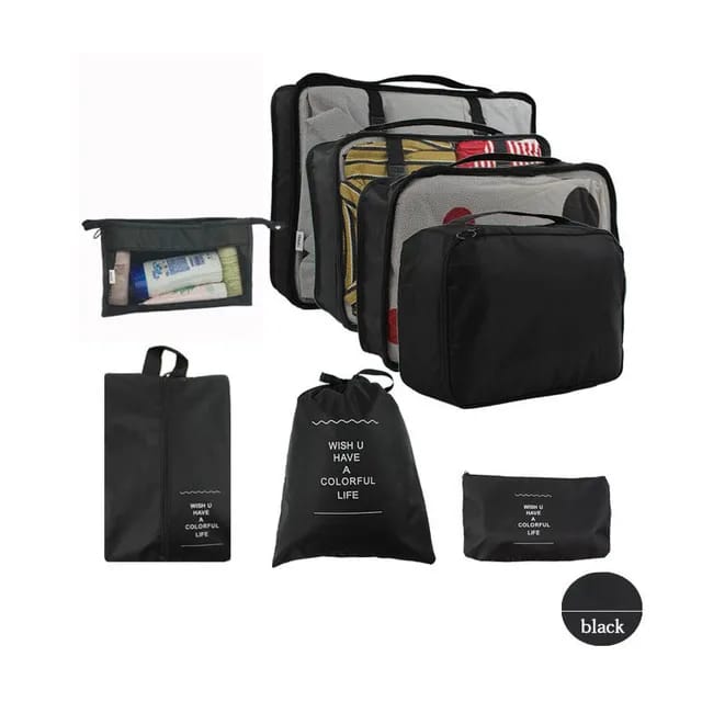 Packing Cubes for Suitcase, 8PCS Thickening Travel Organizer Packing Bags Lightweight Travel Accessories Organizers Essentials Clothes Shoes Cosmetics Toiletries Storage Bags