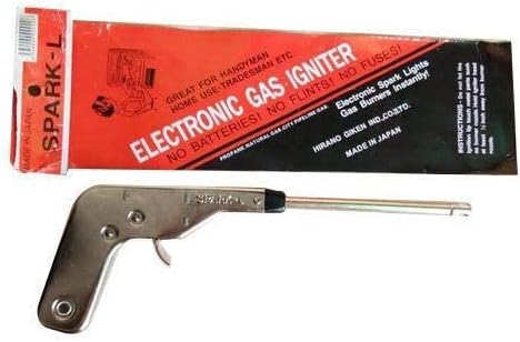 Gun Shape Electric Igniter Spark Gas Lighter for Kitchen Stove Steel