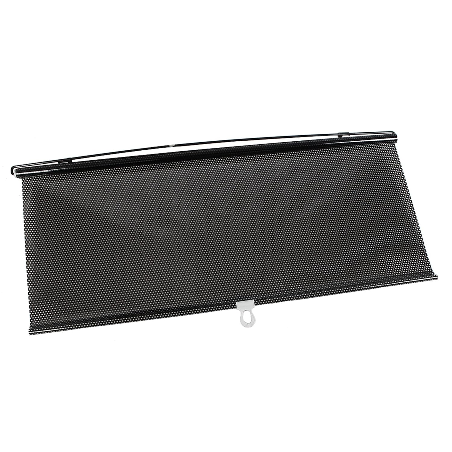 PVC Retractable Car Window Sun Shade Visor Windshield Roller Blind 125x58cm