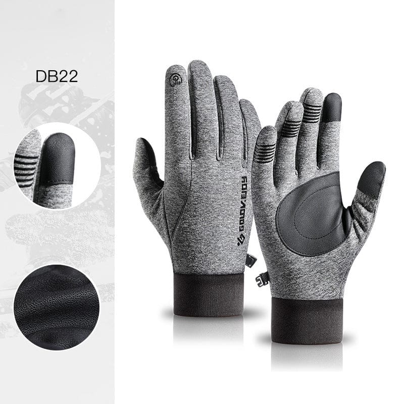 All Finger Gaming Gloves, Winter Warm Gloves Zipper Men Women Touchscreen, Water Resistant Texting Thermal Soft Flannel Lining Winter Gloves for Running Cycling Driving Hiking