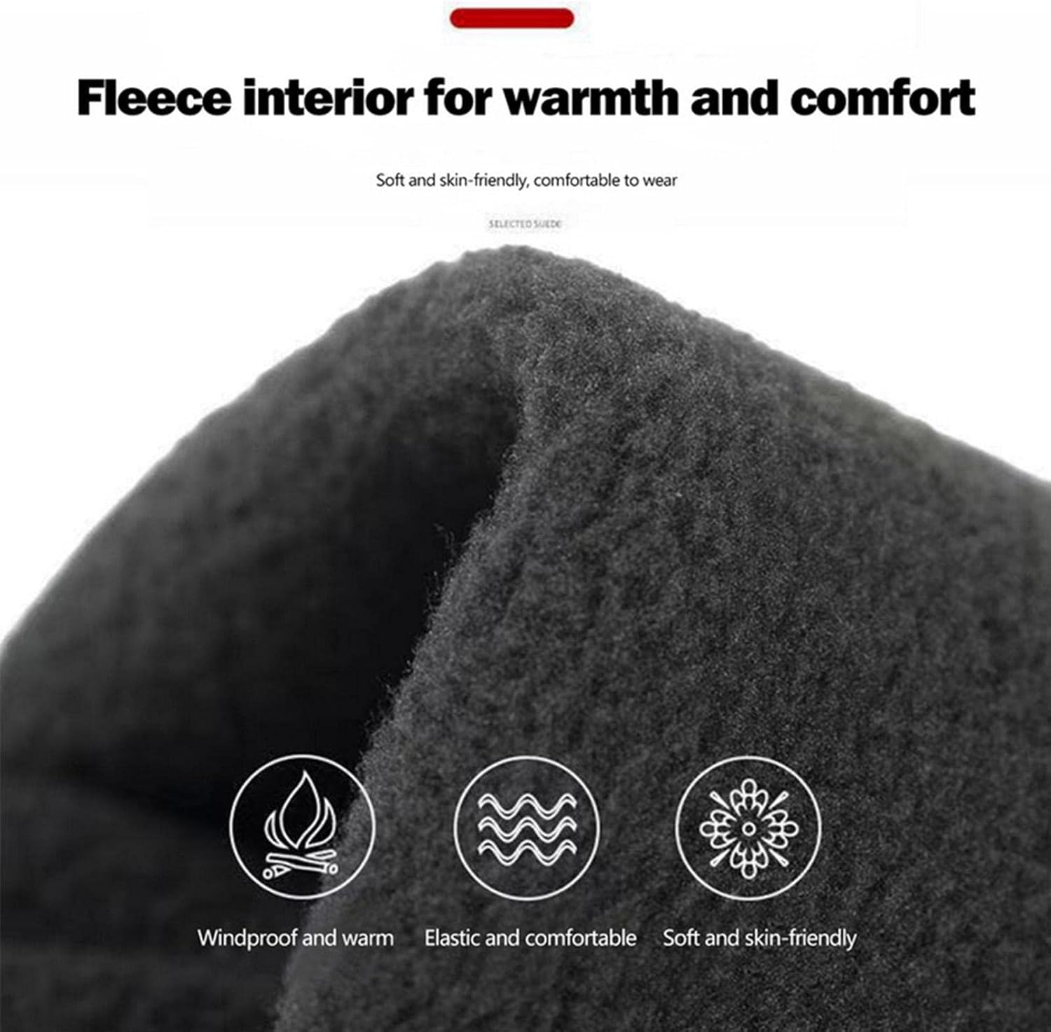 All Finger Gaming Gloves, Winter Warm Gloves Zipper Men Women Touchscreen, Water Resistant Texting Thermal Soft Flannel Lining Winter Gloves for Running Cycling Driving Hiking