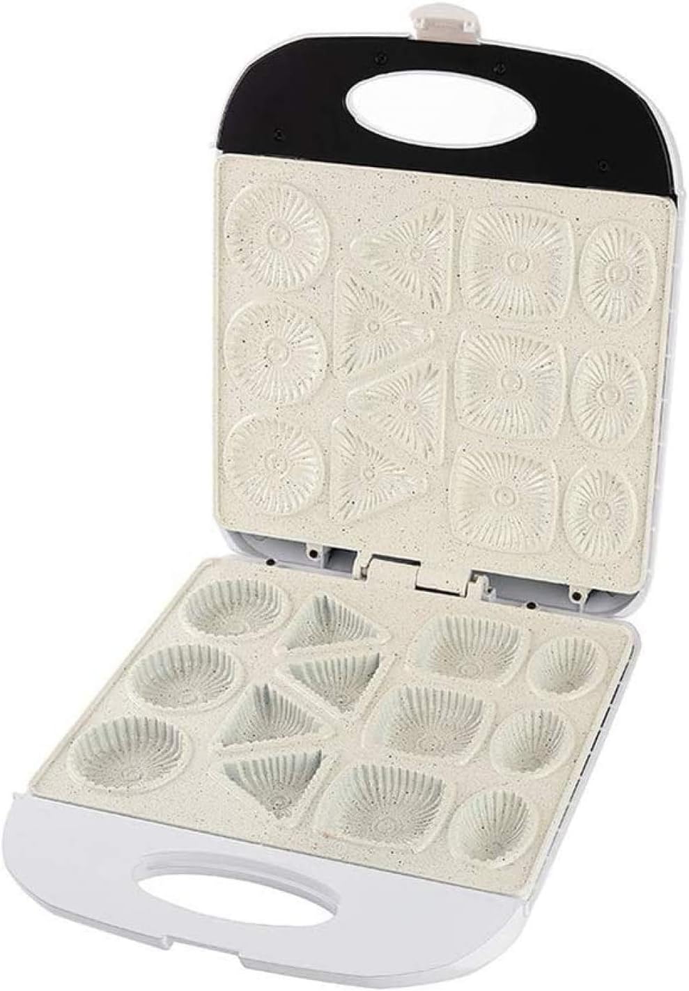 Electric Cookie Maker, Cake Snack Biscuit Machine, Non-Stick Creative Fast Breakfast for Baking, Kitchen, Pan Oven Gift