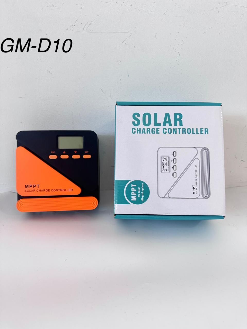 ​10A MPPT Solar Charge Controller 12V/24V Auto, Max 100V PV Input, Dual Peak Tracking, Battery Voltage Regulator - for Lithium/Gel/Lead Acid Batteries
