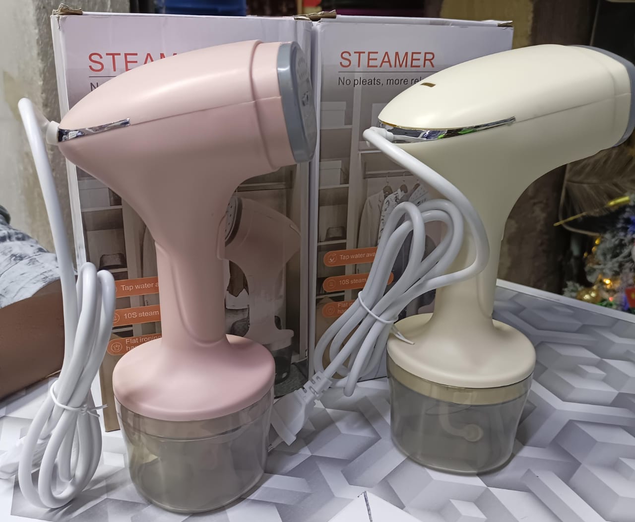 Fabric Steamer - Clothes Steamer Handheld | Clothes Steamer Cordless | 260ml Big Capacity Auto-Off Strong Penetrating Steam Generators | Steam works Handheld Garment Steamer for Home and Travel
