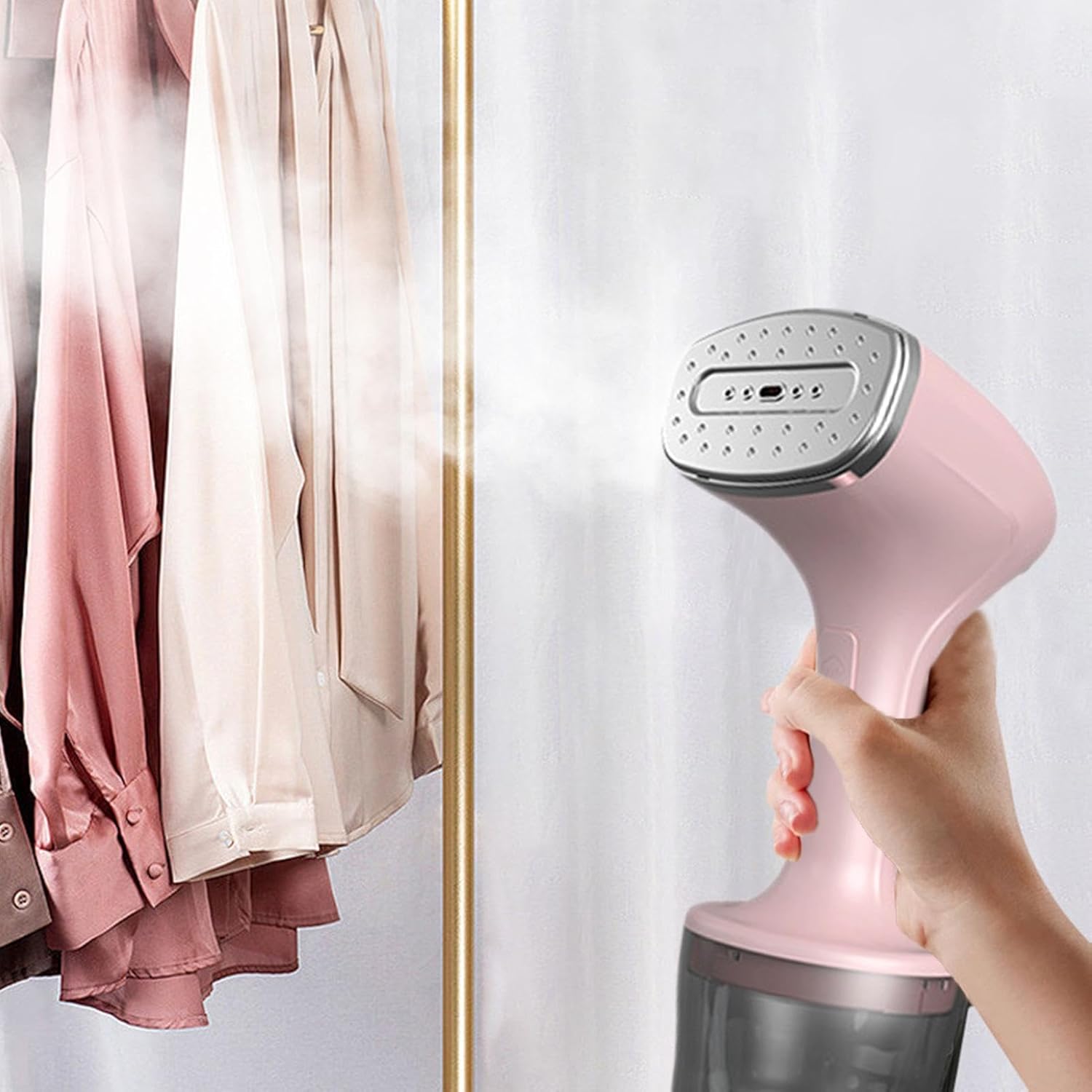 Fabric Steamer - Clothes Steamer Handheld | Clothes Steamer Cordless | 260ml Big Capacity Auto-Off Strong Penetrating Steam Generators | Steam works Handheld Garment Steamer for Home and Travel