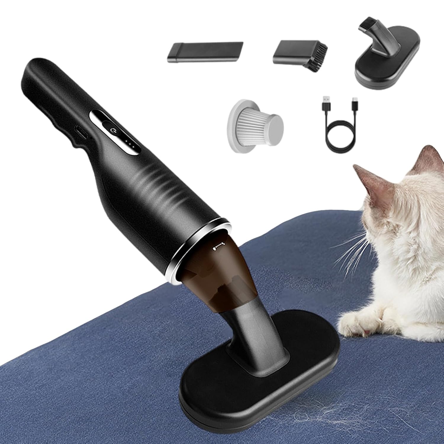 Vacuum Car Cleaner, Handheld Vacuum Lightweight 9000Pa High Power Multifunctional Cordless Portable Vacuums, Car Supplies for Bedrooms Vehicles Living Rooms Dorms Homes