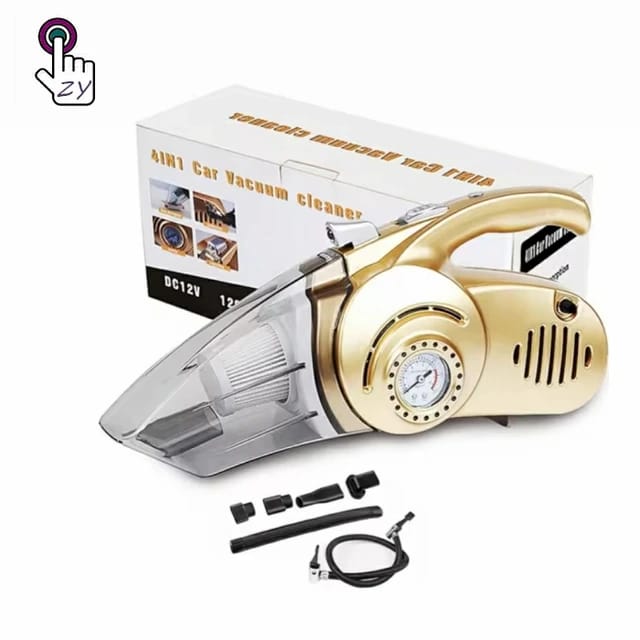 Powerful Cordless Car Vacuum Cleaner, Wet and Dry Dual Use Multifunction Air Pump Car Vehicle Cleaner Dust Collector,4 in 1 Wet and Dry, Dual Use, Multifunction, for Handheld Cleaning Car Detailing