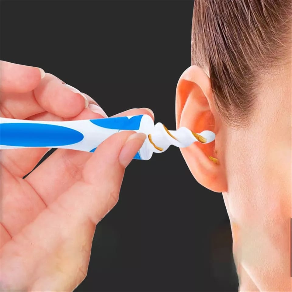 Smart Swab Silicone Easy Earwax Removal with 16 Replacement Disposable Soft Tips/Ear Wax