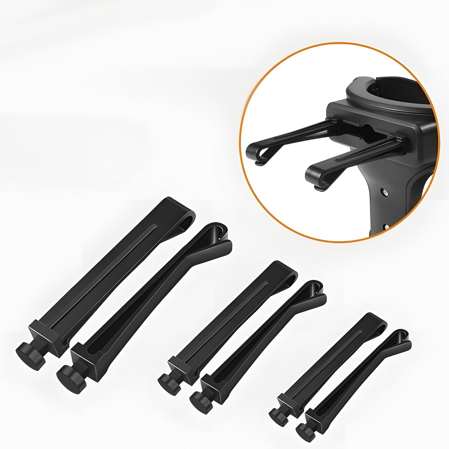 Car Cup Holder Can Holder Water Bottle Holder Coffee Cup Holder Car Ventilation Holder for Car Universal Multifunction Adjustable Stable Black