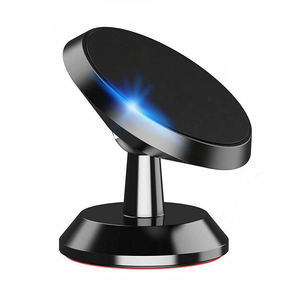 Metal Universal Dashboard Mount Magnetic Mobile Holder for Car with 360 Degree Rotation Compatible for OnePlus Mi Samsung Galaxy iPhone Oppo for Mobile Cell Phone Devices Upto 4.5 inches