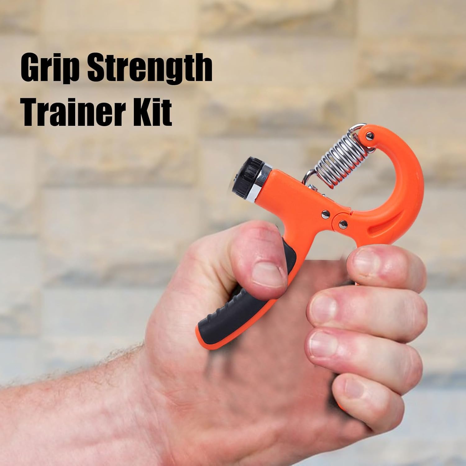 Adjustable Resistance Hand Gripper, Heavy Duty Adjustable Hand Exerciser for Finger Dexterity, Grip Strengtheners for Rock Climbers, Drummers, Guitarists, Wrestlers, Softball Pitchers