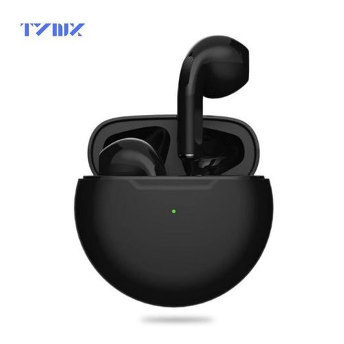 TWS Pro 6 Wireless Earpods Earbuds Bluetooth Earphones-BLACK