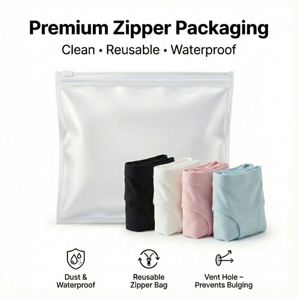 4 PCS Women’s Seamless Ice Silk Panties – Mid Waist, Soft & Stretchy, 100% Cotton Crotch, Breathable & Comfortable Underwear (Mixed Colors)