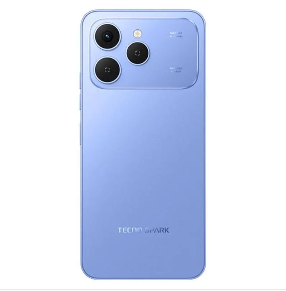 [New Year Sale] TECNO Spark 40 256GB+16(8+8)GB 6.67" Dual SIM 50MP Camera 8MP Selfie HUge 5200mAh Battery 45W Fast Charging IP64 Rated Side Fingerprint Unlock Free Link Call Android 15 AI Smartphone