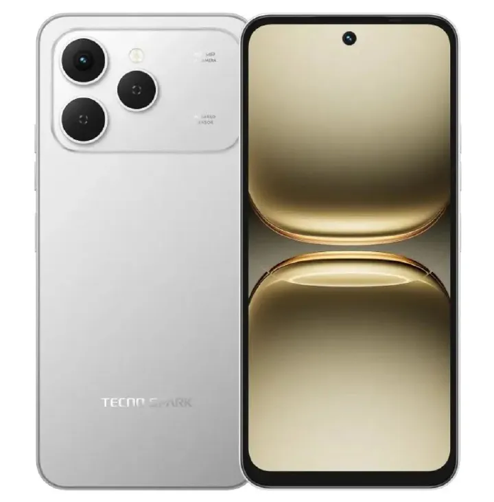 [New Year Sale] TECNO Spark 40 256GB+16(8+8)GB 6.67" Dual SIM 50MP Camera 8MP Selfie HUge 5200mAh Battery 45W Fast Charging IP64 Rated Side Fingerprint Unlock Free Link Call Android 15 AI Smartphone