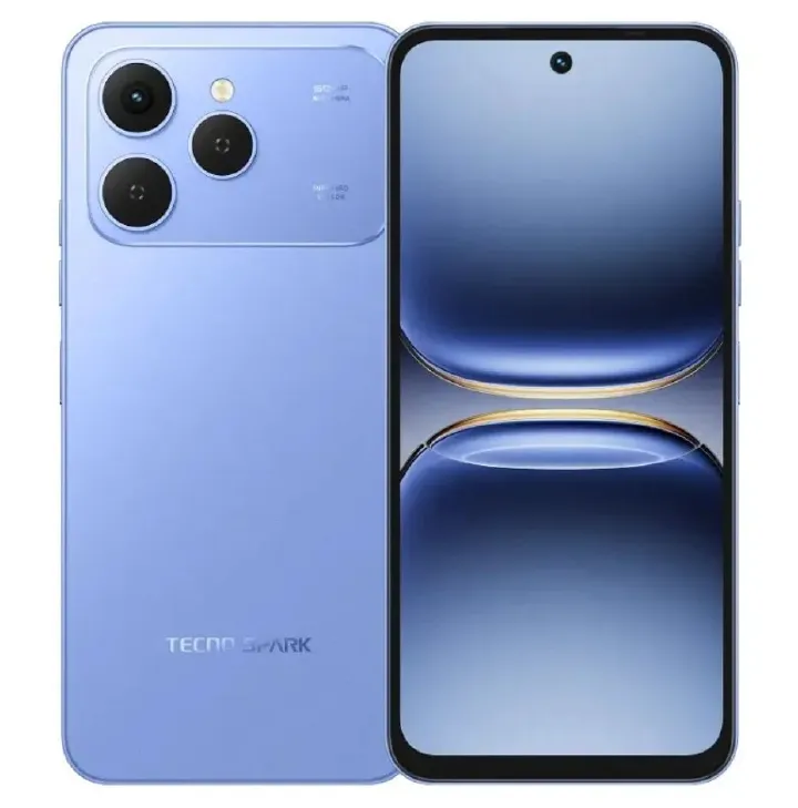 [New Year Sale] TECNO Spark 40 256GB+16(8+8)GB 6.67" Dual SIM 50MP Camera 8MP Selfie HUge 5200mAh Battery 45W Fast Charging IP64 Rated Side Fingerprint Unlock Free Link Call Android 15 AI Smartphone