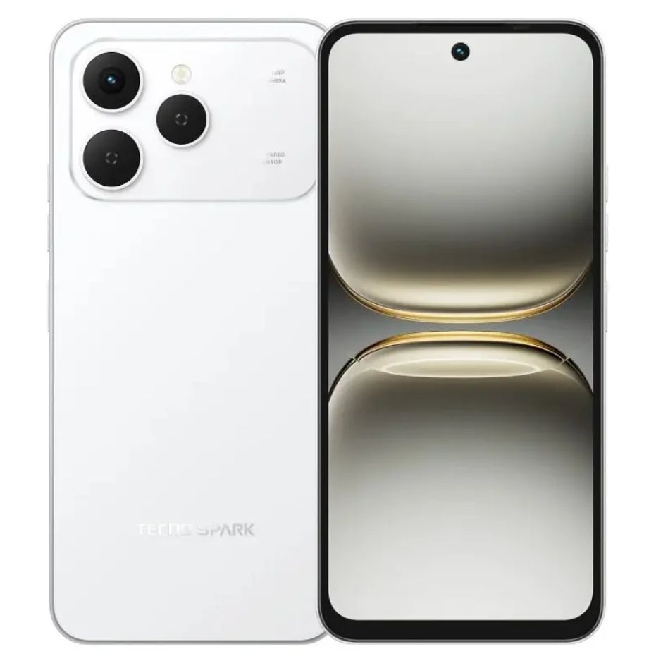 [Limited Time Deal 🔥🔥] TECNO Spark 40 128GB+8(4+4)GB 6.67" IPS LCD 120Hz Display 50MP Camera IP64 Rated Dual SIM 5200mAh Battery 45W Fast Charging (55 Min to 100%) Free Link Call AI Smartphone