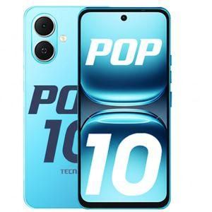 [Hot Deals 🔥🔥🔥] TECNO Pop 10 64GB+6(3+3)GB 6.67" IPS LCD 120Hz Display Dual SIM 13MP Rear Camera 8MP Selfie 5000mAh Battery 15W Fast Charging IP64 Rated Android 15 AI Smartphone