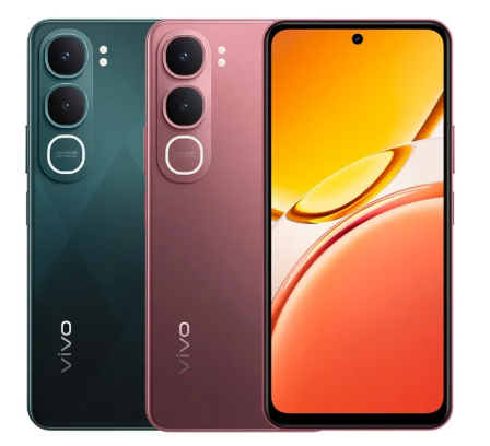 Vivo Y21D 128+4GB 6.68" 90Hz Super IPS LCD Display 50MP Ring-LED Camera 6500mAh Battery 44W Fast Charging Dual SIM IP68/69 Water & Dust Resistance Android 15 Side-Mounted Fingerprint AI Smartphone