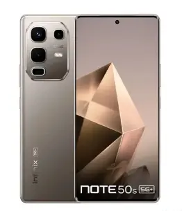 Infinix Note 50s 256+8GB 6.7" 144Hz AMOLED Display 64MP Camera 5500mAh Battery 45W Fast Charging Dual SIM IP 64 Water & Dust Resistance Android 15 On-Screen Fingerprint AI Smartphone