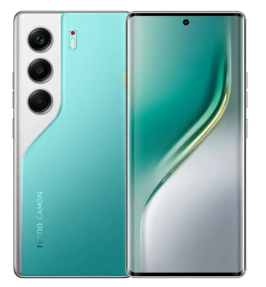 Tecno Camon 40 Pro 256+8GB 6.7" 120Hz AMOLED Display 50MP Camera 5200mAh Battery 45W Fast Charging Dual SIM IP 68/69 Water & Dust Resistance Android 15 On-Screen Fingerprint AI Smartphone