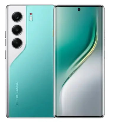 Tecno Camon 40 Pro 256+8GB 6.7" 120Hz AMOLED Display 50MP Camera 5200mAh Battery 45W Fast Charging Dual SIM IP 68/69 Water & Dust Resistance Android 15 On-Screen Fingerprint AI Smartphone