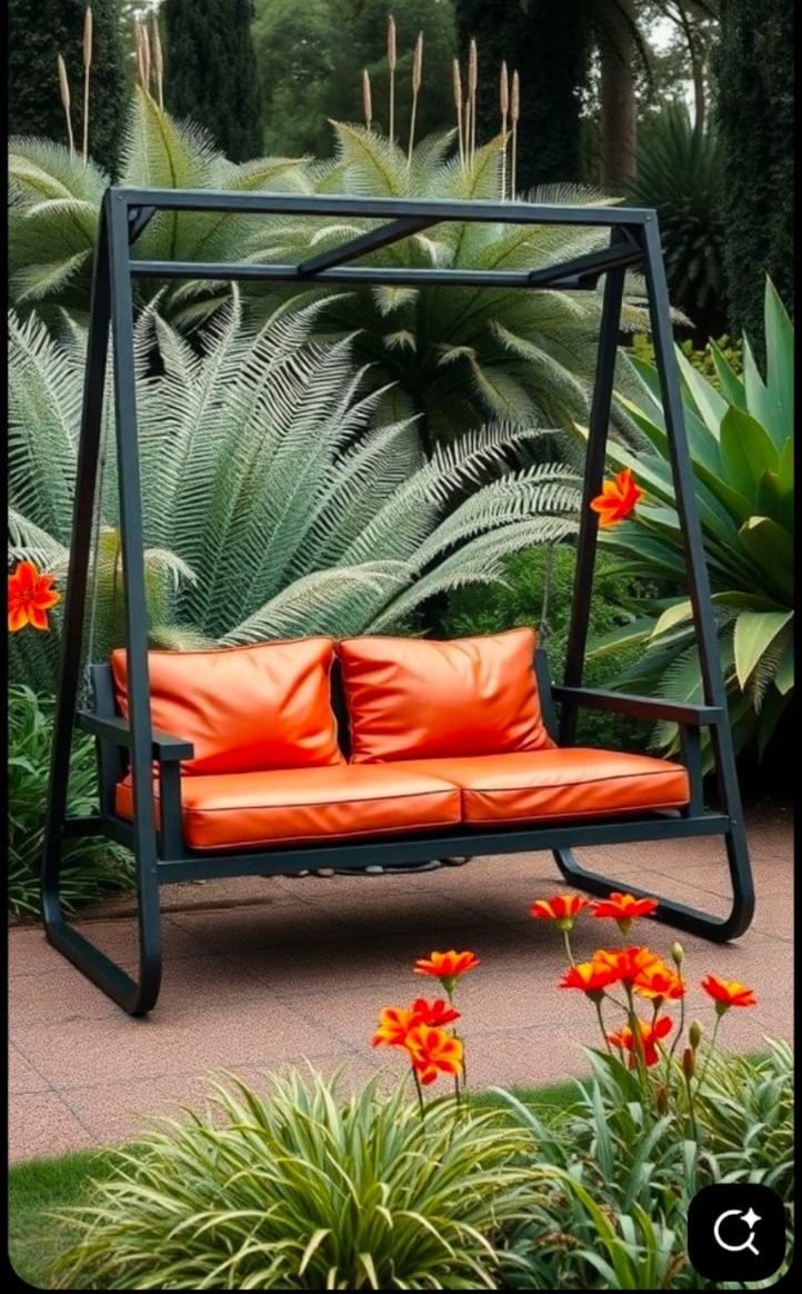 Wooden Porch Swing Chair