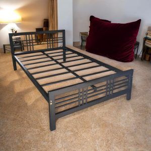 Modern Metallic Bed