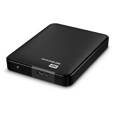 Western Digital External Hard Drive – Portable USB Storage for Laptop & Desktop Backup, Available in 1TB, 500GB and 320GB Capacities, Slim Durable Design for Reliable High-Speed Data Transfer