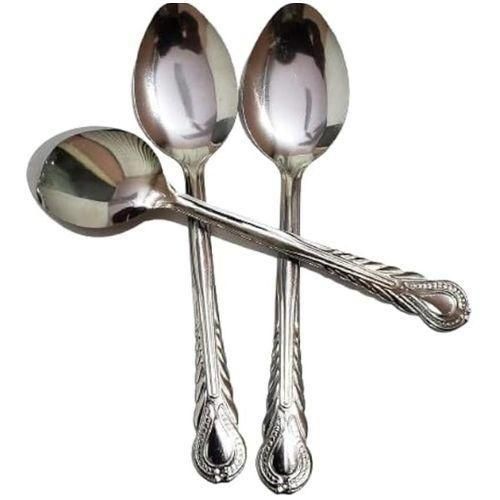 12-Piece Stainless Steel Dinner Spoon Set – Durable Rust-Resistant Cutlery with Elegant Mirror Finish, Comfortable Grip and Long-Lasting Shine for Home Dining, Restaurants, Hotels and Events