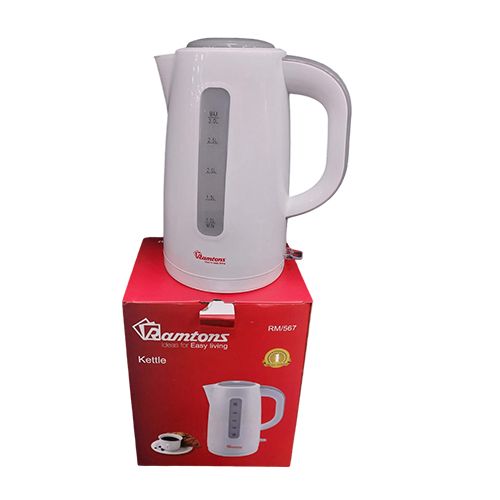 Ramtons 3L Electric Kettle RM/567 – Fast Boiling, Durable Stainless Steel Body, Auto Shut-Off, Cool-Touch Handle, 360° Rotating Base, Perfect for Home, Office, or Daily Use